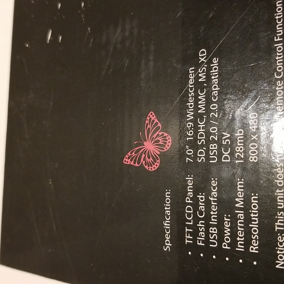 new Digital PHOTO FRAME 7 inch Picture Screen black USB 2.0 SD SDHC XD card - Picture 5 of 5